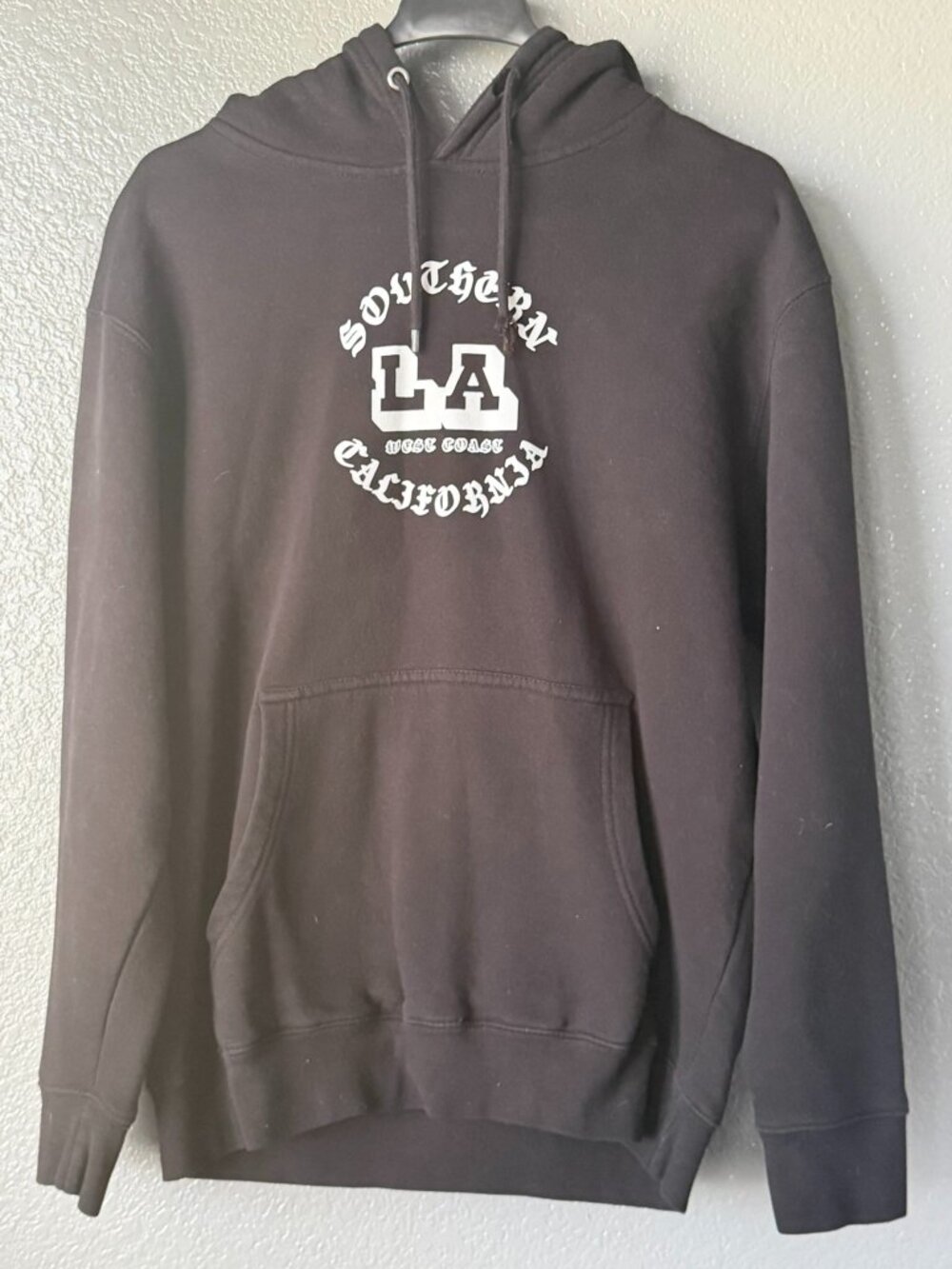 Ceylove Southern LA California West Coast Black Pullover Hoodie
